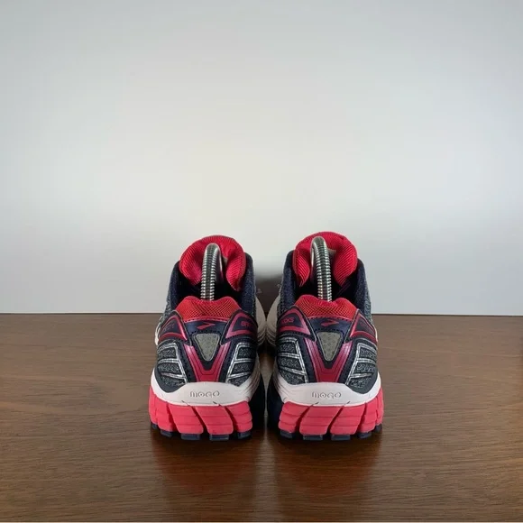 Brooks - Ghost 6 Athletic Shoes Red Gray - Women’s 8.5 - Picture 4 of 8